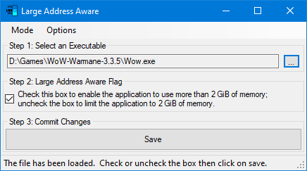 LAA - Large Address Aware